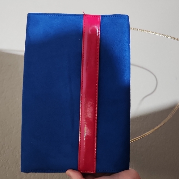 H & M Crossbody Purse Envelope has spot on pink see pics - Picture 8 of 10